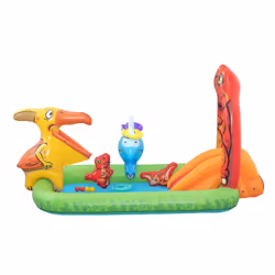 Bestway Aire de jeux aquatiques et pataugeoire gonflable Jurassic Splash™ pour enfants 2,41 m x 1,40 m x 1,37 m - Vue supplémentaire 4
