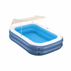Bestway Piscine familiale gonflable ombragée Summer Bliss™ 2,54 m x 1,78 m x 1,40 m