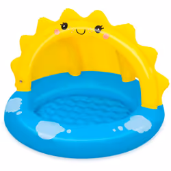 Bestway Pataugeoire gonflable ombragée Sunny Days™ 1,01 m x 97 cm x 71 cm, Bain pour bébé, Garçon/Fille, Polyvinyl chloride ( ...