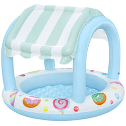 Bestway Pataugeoire gonflable ombragée Sweet Shoppe™ 1,04 m x 84 cm