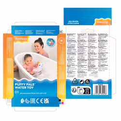 Bestway Jouet d'eau gonflable Puffy Pals™ - Vue supplémentaire 35