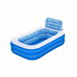 Bestway Piscine familiale gonflable avec arroseur Waterfall Oasis 2,29 m x 1,52 m x 96 cm, Piscine gonflable, Enfants et adul ...