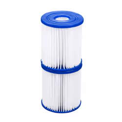 Bestway Cartouche de filtration Type I, Cartouche de filtre, Bleu, Blanc, Rond, Filtre à cartouche, 2 pièce(s), Emballage sou ...
