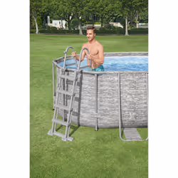 Bestway Échelle de piscine hors sol Flip & Lock 1,22 m - Vue supplémentaire 8