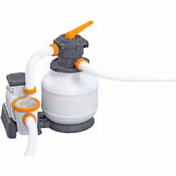 Filtre à sable Bestway : - Pour piscines de 1100 à 54 500 L - 8,327 m3/h - Pompe 280 Watts 220-240V + horloge de programmatio ...