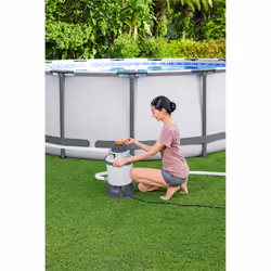 Bestway Pompe de filtration à sable pour piscine hors sol 3 028 L - Vue supplémentaire 4