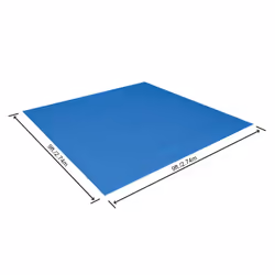 Bestway Toile de protection du sol pour piscines hors sol et spas de 2,44 m - Vue supplémentaire 7
