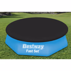 Bestway Bâche ronde pour piscine hors sol à anneau gonflable Fast Set™ de 2,40 m - Vue supplémentaire 4
