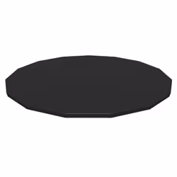 Bestway Bâche ronde pour piscine hors sol de 4,57 m, Bâche de piscine, Piscine hors-sol, Rond, Noir, PVC, Polypropylène (PP), ...