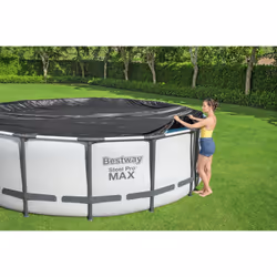 Bestway Bâche ronde pour piscine hors sol de 4,57 m - Vue supplémentaire 7