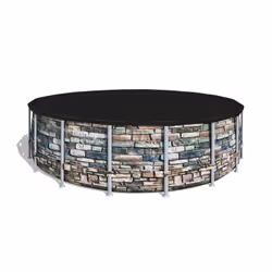 Bestway Bâche ronde pour piscine hors sol de 4,88 m et 5,49 m