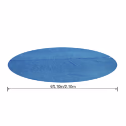 Bestway Bâche solaire ronde pour piscine hors sol à anneau gonflable Fast Set™ de 2,44 m