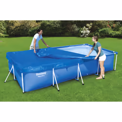Bestway Bâche de piscine rectangulaire pour piscines hors sol de 4,00 m x 2,11 m