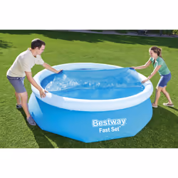 Bestway Bâche solaire ronde pour piscine hors sol de 3,05 m - Vue supplémentaire 7