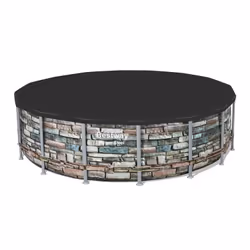 Bestway Bâche pour piscine hors sol ronde de 4,57 m et 4,88 m