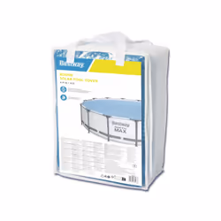 Bestway Bâche solaire ronde pour piscines hors sol de 3,96 m, 4,27 m et 4,57 m