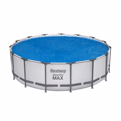 Bestway Bâche solaire ronde pour piscine hors sol de 4,57 m et 4,88 m, Couverture solaire de piscine, Piscine hors-sol, Rond, ...