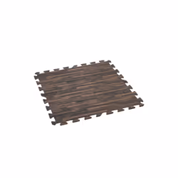 Bestway Protection de sol de piscine décoratif 50 cm x 50 cm Paquet de 12, Bâche de sol de piscine, Carré, Marron, 500 mm, 50 ...