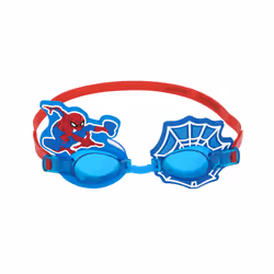 Bestway Lunettes de natation Marvel® Spider-Man™ pour enfants de plus de 3 ans, Unisexe, Bleu, PVC, Bleu, Polycarbonate, Roug ...