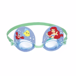 Bestway Lunettes de natation Disney® La Petite Sirène Enfants de plus de 3 ans, Unisexe, Multicolore, PVC, Transparent, Polyc ...