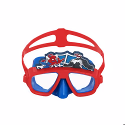 Bestway Masque Marvel® Spider-Man™ Enfant 3 ans et plus, Enfant, Demi-masque, Polycarbonate, Bleu, Rouge, 3 an(s), EN16805/AS ...