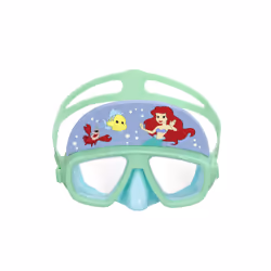 Bestway Masque de natation Disney® La Petite Sirène enfant de plus de 3 ans, Enfant, Demi-masque, Polycarbonate, Vert, 3 an(s ...