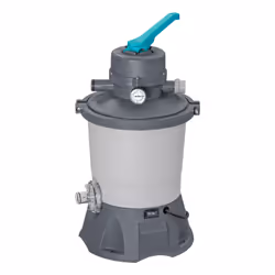 Bestway 58515 / 25, Pompe à filtre de sable, Bleu, Gris, Blanc, Piscine hors-sol, 3,2 cm, Filtre à sable, Sol