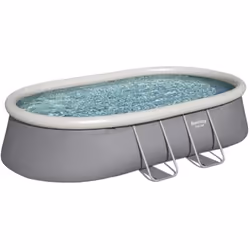 Description générale Découvrez le Kit Piscine Ovale Fast Set, idéal pour les familles à la recherche d'une grande piscine fac ...