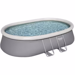 Description générale Découvrez le kit piscine ovale Fast Set de BESTWAY, idéal pour profiter de l'été en toute simplicité. Av ...