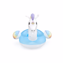 Bestway Bouée XXL à chevaucher licorne 2,24 x 1,64 m