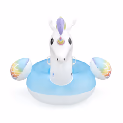 Bestway Bouée à chevaucher Fantasy Unicorn pour enfants 1,55 x 1,19 m