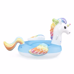 Bestway Bouée à chevaucher Fantasy Unicorn pour enfants 1,55 x 1,19 m - Vue supplémentaire 5
