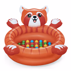 Bestway Piscine à balles gonflable Playful Red Panda avec 50 balles