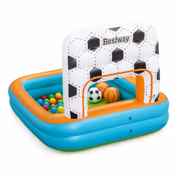 Bestway Piscine à balles gonflable 3 en 1 Kick 'N Swish avec 18 balles - Vue supplémentaire 4