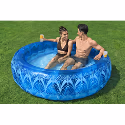 Bestway Piscine familiale gonflable Bohemian Blue 1,68 m x 53 cm - Vue supplémentaire 6