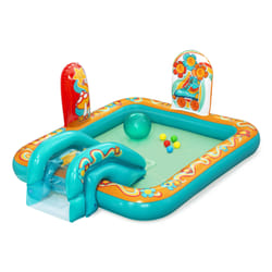 Bestway Aire de jeux et piscine gonflable pour enfants Retro Groove 1,93 m x 1,52 m x 74 cm