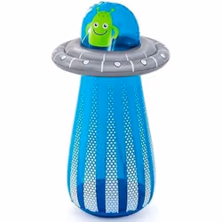 Bestway Sac de frappe arroseur gonflable UFO Blaster 61 cm x 1,19 m, 3 an(s), Polyvinyl chloride (PVC), Bleu