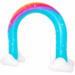 Bestway Arroseur gonflable Jumbo Rainbow Dreams 2,21 m x 71 cm x 1,93 m, Autres, 2 an(s), Polyvinyl chloride (PVC), Orange, V ...