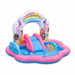Bestway Disney Aire de jeux pour enfants avec pataugeoire gonflable Princess Enchanted Palace 2,21 m x 1,93 m x 1,40 m - Vue supplémentaire 2
