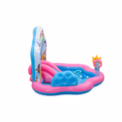 Bestway Disney Aire de jeux pour enfants avec pataugeoire gonflable Princess Enchanted Palace 2,21 m x 1,93 m x 1,40 m - Vue supplémentaire 5