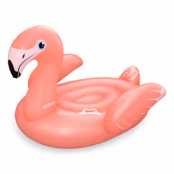 Bestway Bouée à chevaucher flamant rose Flamenco pour adultes 1,68 m x 1,20 m, Noir, Rose, Bouée à chevaucher, Monochromatiqu ...