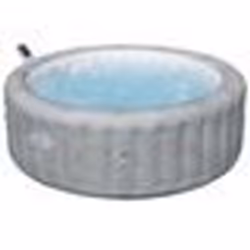 Spa gonflable BESTWAY - Lay-Z-Spa Bali - 140 airjets - 196 x 71 cm - 4 à 6 places - Rond (couverture cartouche diffuseur)