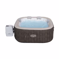Spa gonflable carré Lay-Z-Spa Cabo HydroJet™ – Le luxe du bien-être à domicileOffrez-vous un moment de relaxation absolue ave ...