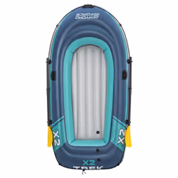 Bestway Hydro Force Canot gonflable Trek X2 pour 2 personnes 2,32 m, Baignade, divertissement, Canot, Bleu, Vert, PVC, Polyét ...