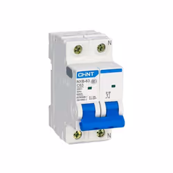 Disjoncteur Chint NXB-63S/C25 1P+N 25A 4,5ka courbe C - 296751Tension d'impulsion Uimp 4 kVClasse de limitation 3DPuissance d ...