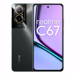 realme C67, 17,1 cm (6.72"), 6 Go, 128 Go, 102 MP, Android 13, Noir