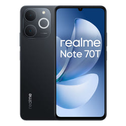 realme Note 70T 17,1 cm (6.74") Double SIM Android 15 4G USB Type-C 4 Go 128 Go 6000 mAh Noir