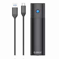 Disque dur externe - Orico - PWM2-BK-EP - USB-C 3.2 Gen. 2 - M.2 SATA - 5Gbps (Noir)