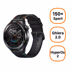 Xiaomi Watch S4 rainbow 3,63 cm (1.43") AMOLED Numérique 466 x 466 pixels Écran tactile Noir, Multi