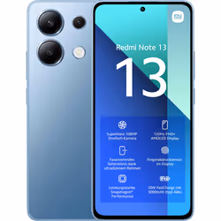 Xiaomi Redmi Note 13, 16,9 cm (6.67"), 6 Go, 128 Go, 108 MP, Android 13, Bleu